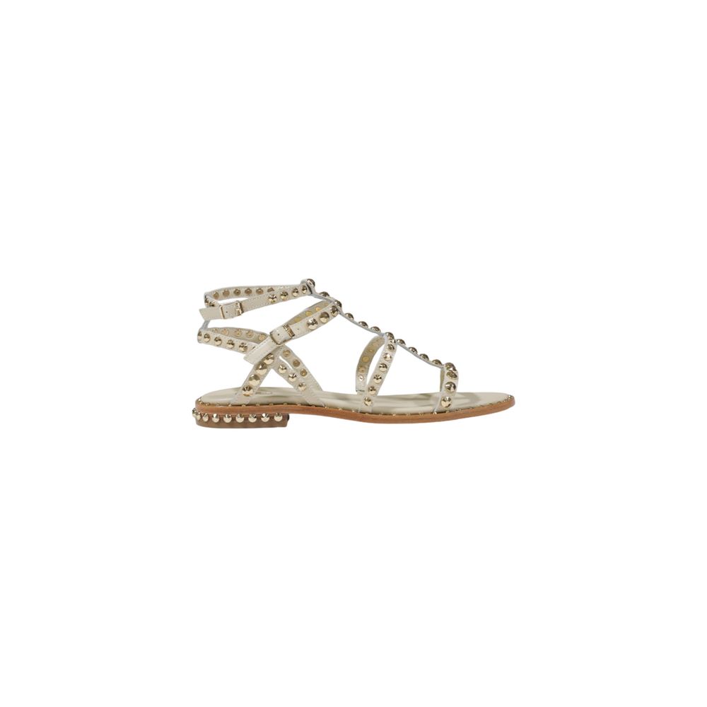 ASH Beige Leather Sandal LUNESCAPE