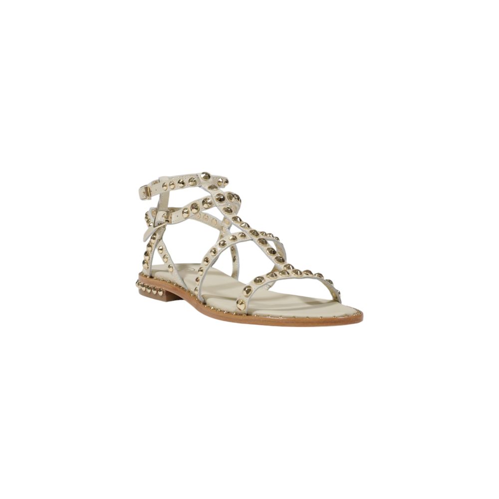 ASH Beige Leather Sandal LUNESCAPE