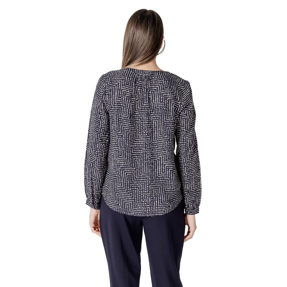 Street One Blue Viscose Blouse LUNESCAPE