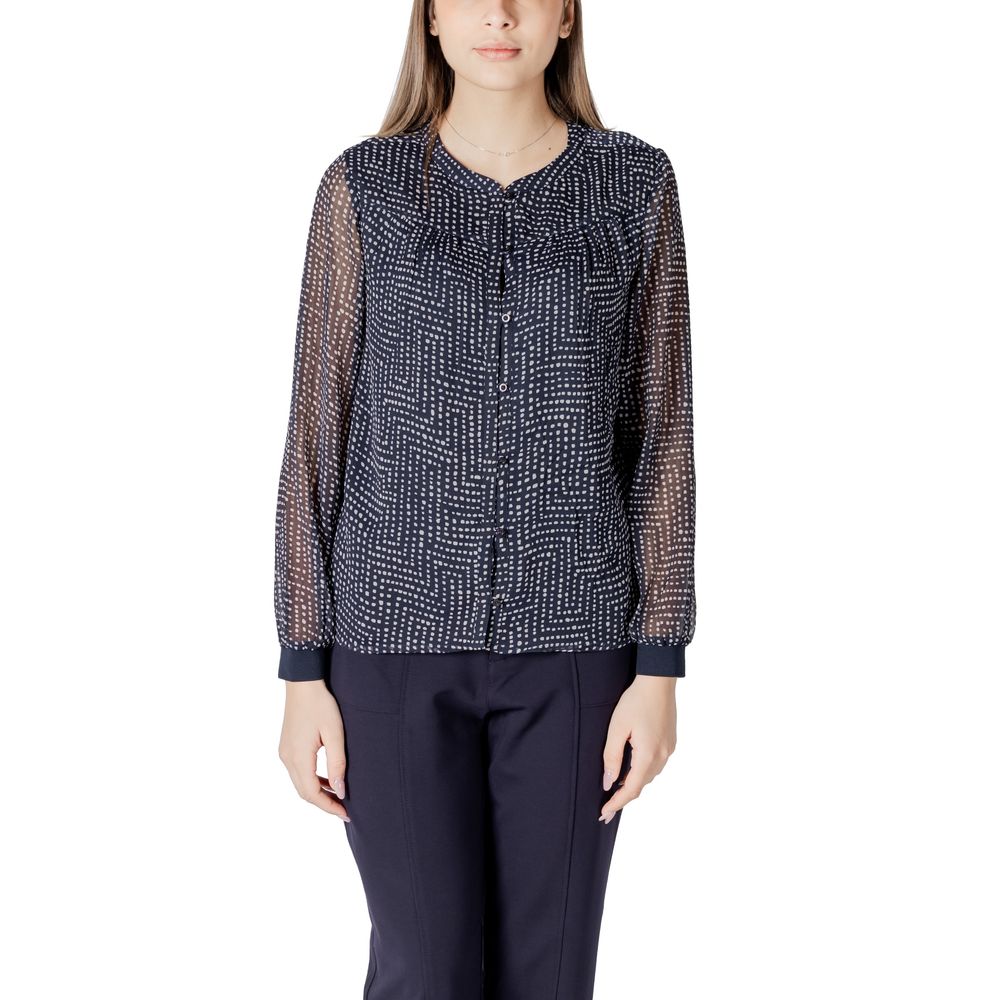 Street One Blue Polyester Blouse LUNESCAPE