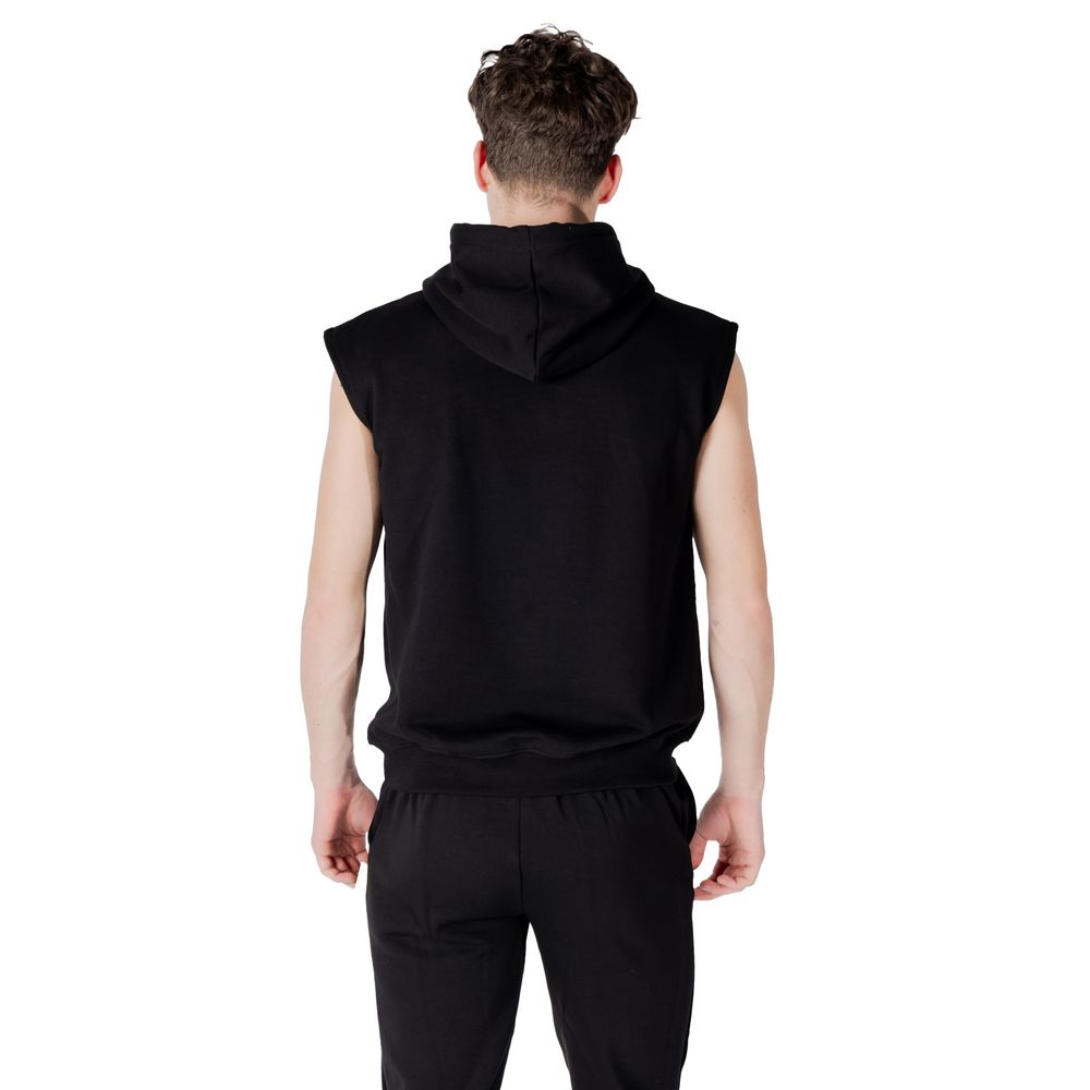 Icon Black Cotton Hoody LUNESCAPE