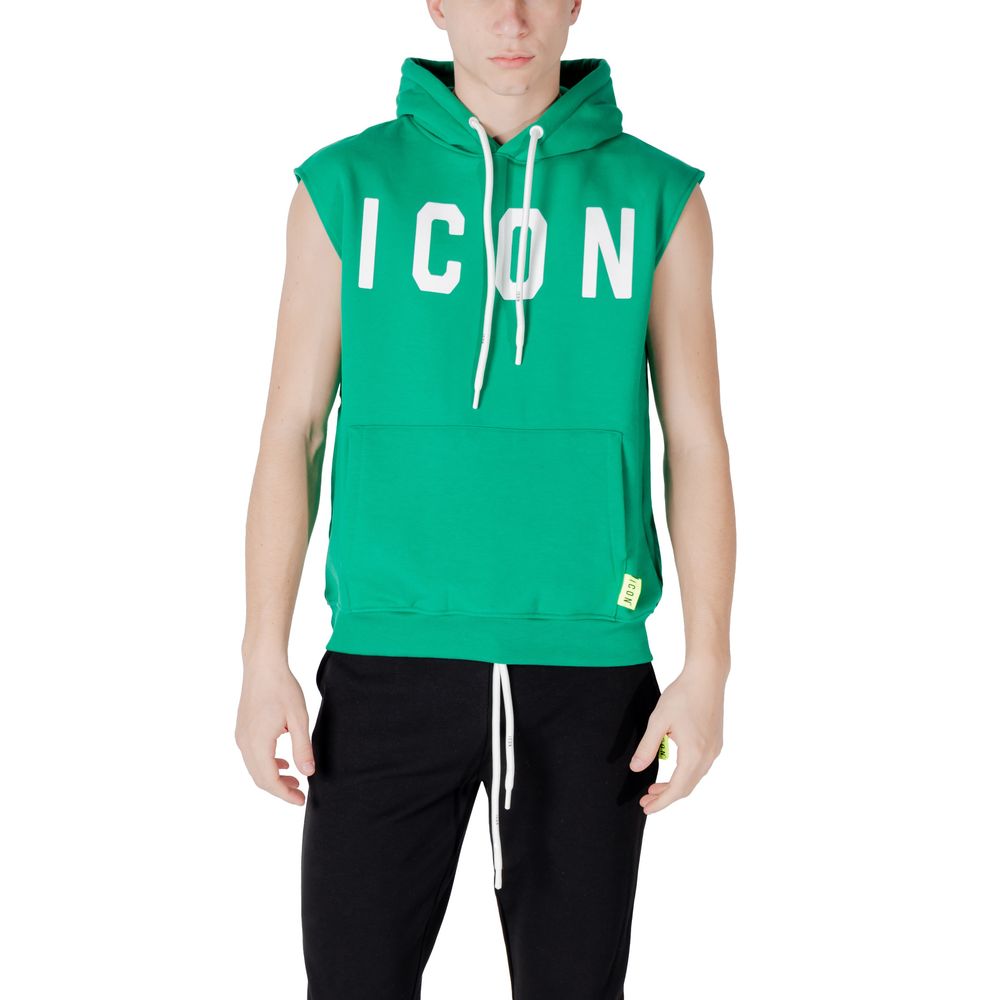 Icon Green Cotton Hoody LUNESCAPE