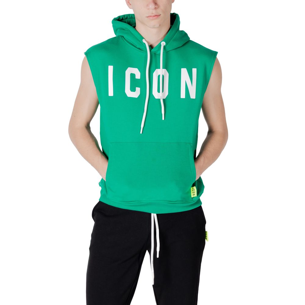 Icon Green Cotton Hoody LUNESCAPE