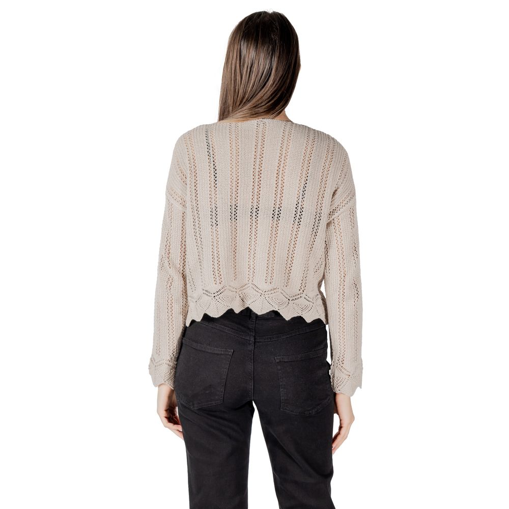 Only Beige Recycled Cotton Sportswear LUNESCAPE