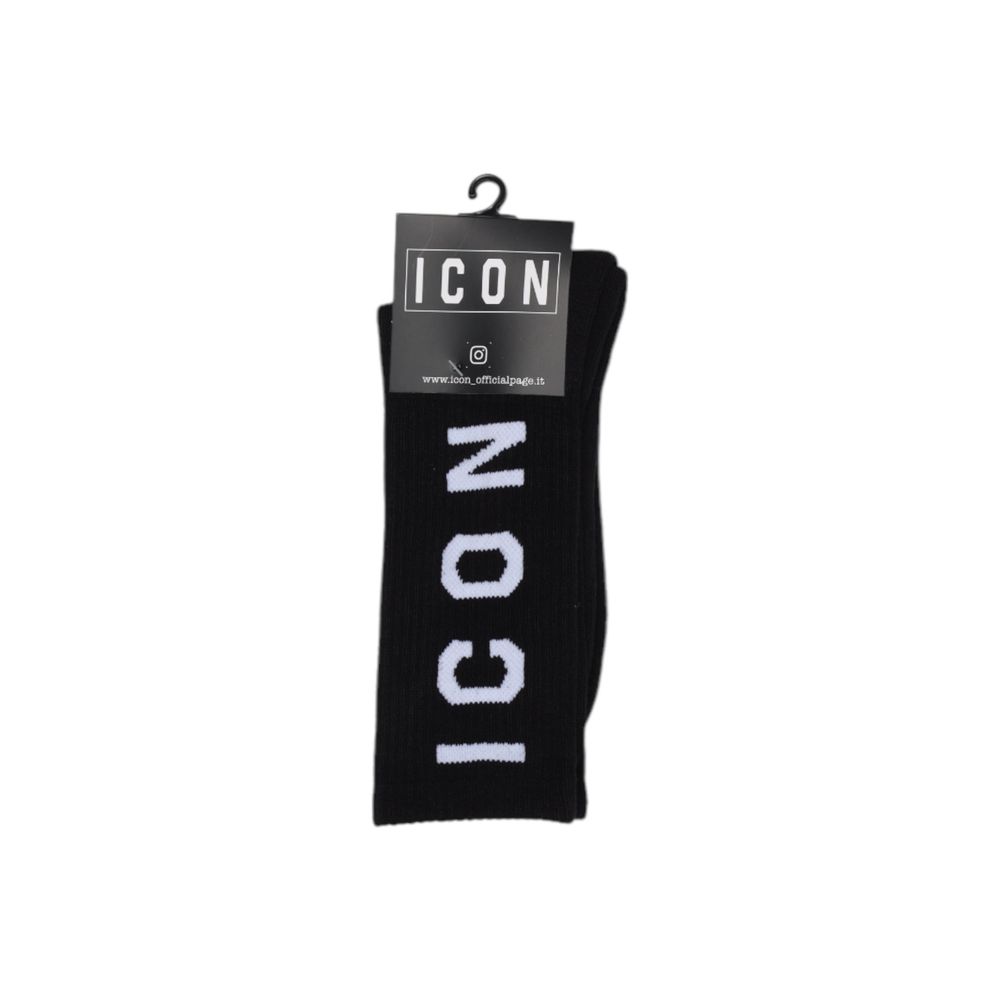 Icon Black Cotton Sock LUNESCAPE