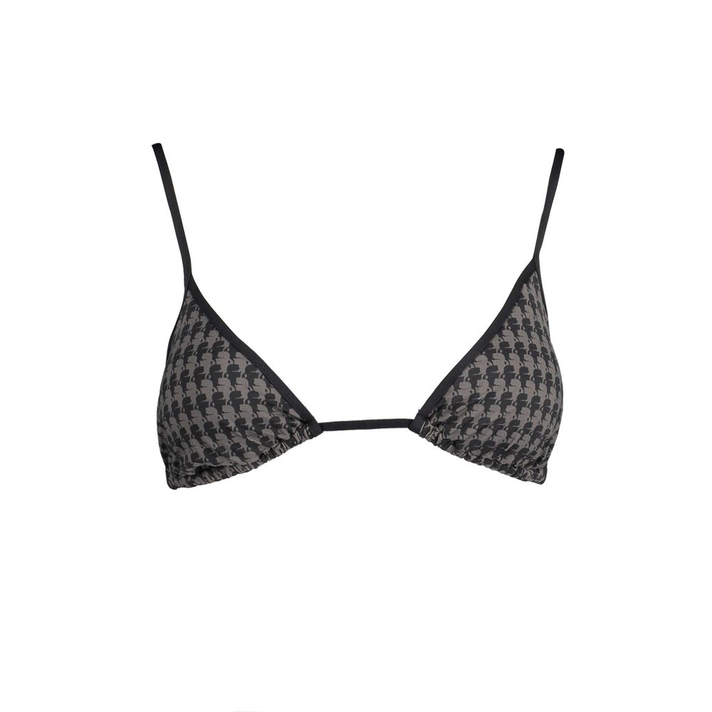 Karl Lagerfeld Black Elastane Swimwear LUNESCAPE