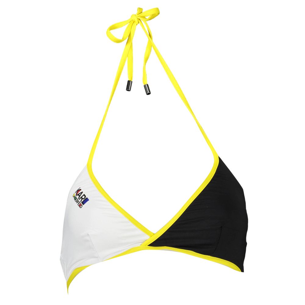 Karl Lagerfeld Black Elastane Swimwear LUNESCAPE