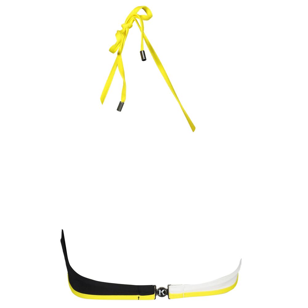 Karl Lagerfeld Black Elastane Swimwear LUNESCAPE