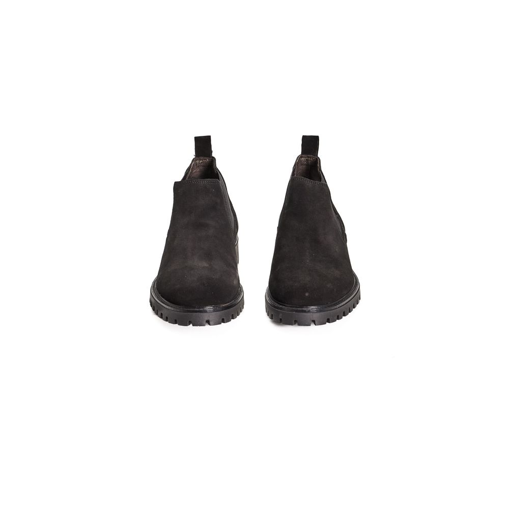 Roberto Pepe Luxury Black Calfskin Boot LUNESCAPE