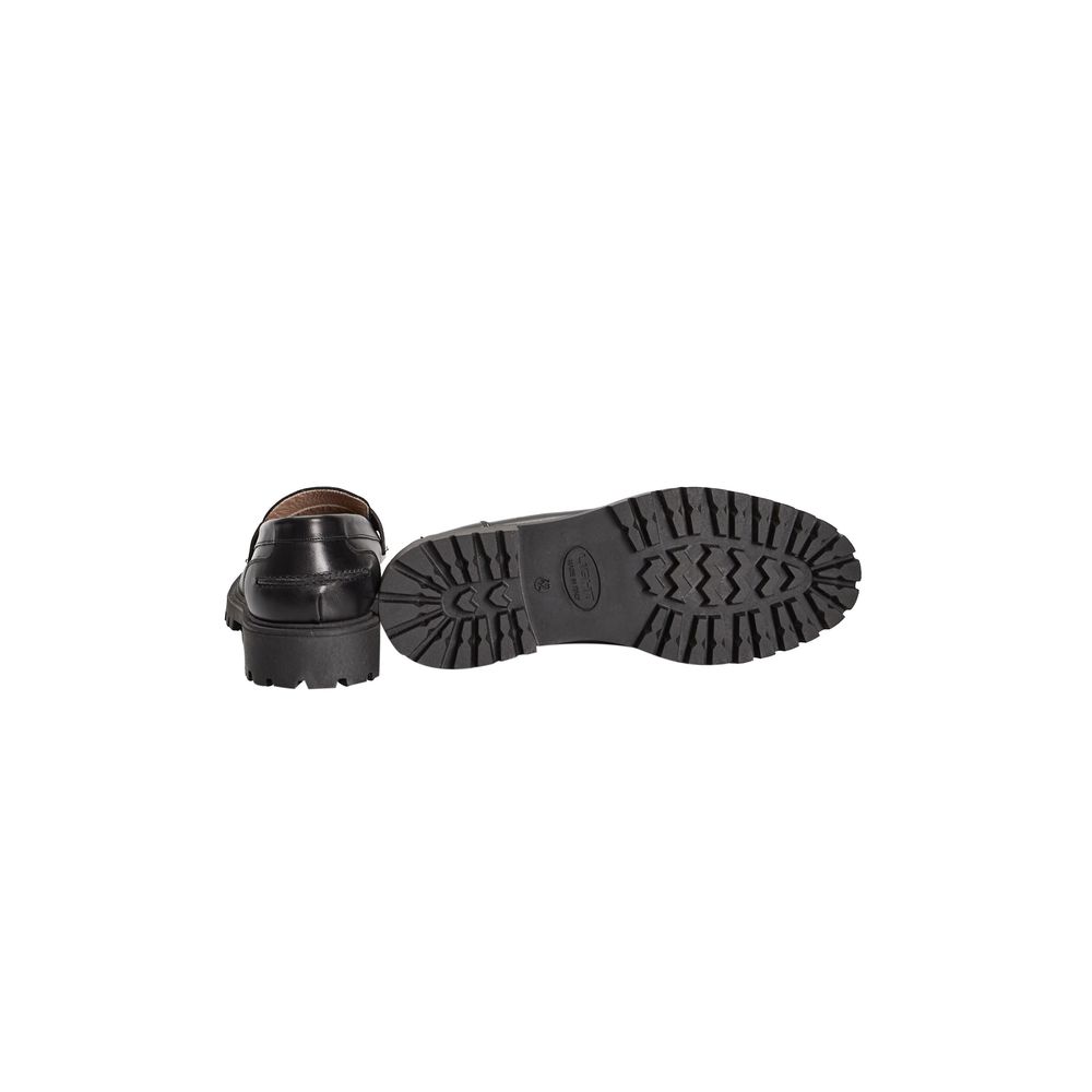 Roberto Pepe Luxury Black Calfskin Moccasin