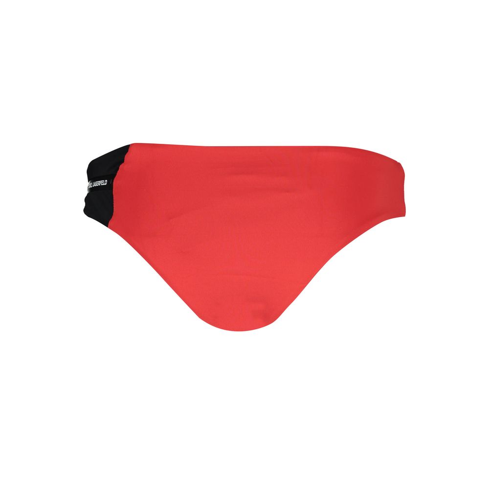 Karl Lagerfeld Red Elastane Swimwear LUNESCAPE
