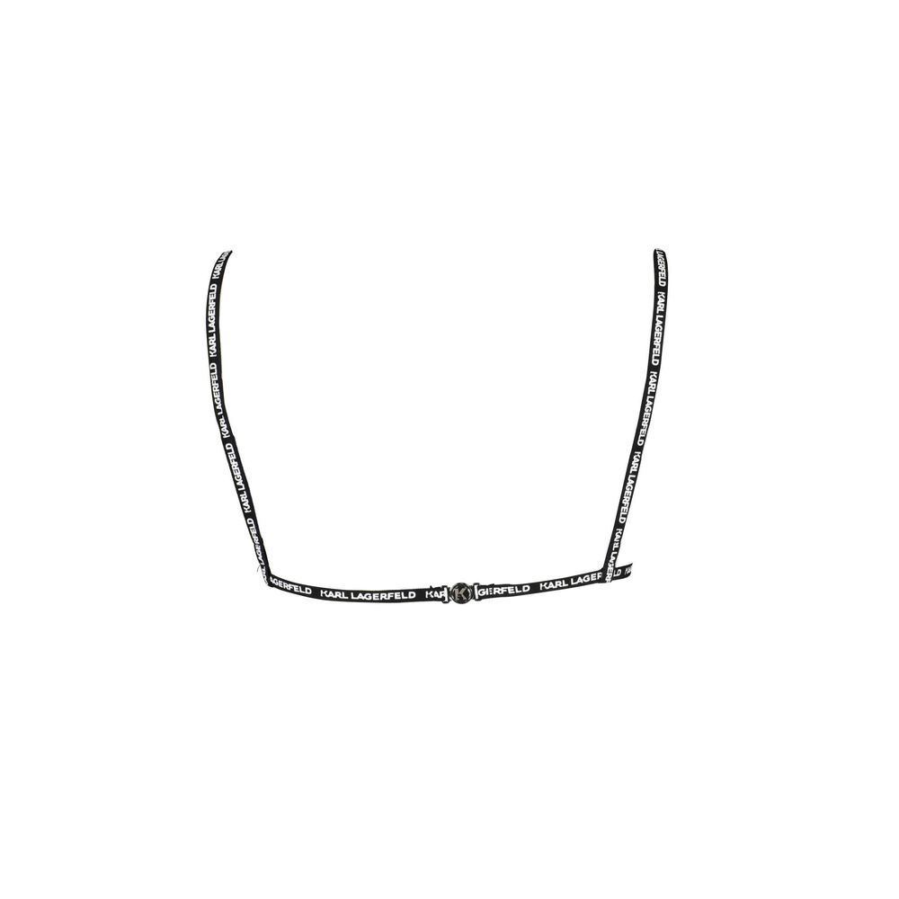 Karl Lagerfeld Black Elastane Swimwear LUNESCAPE