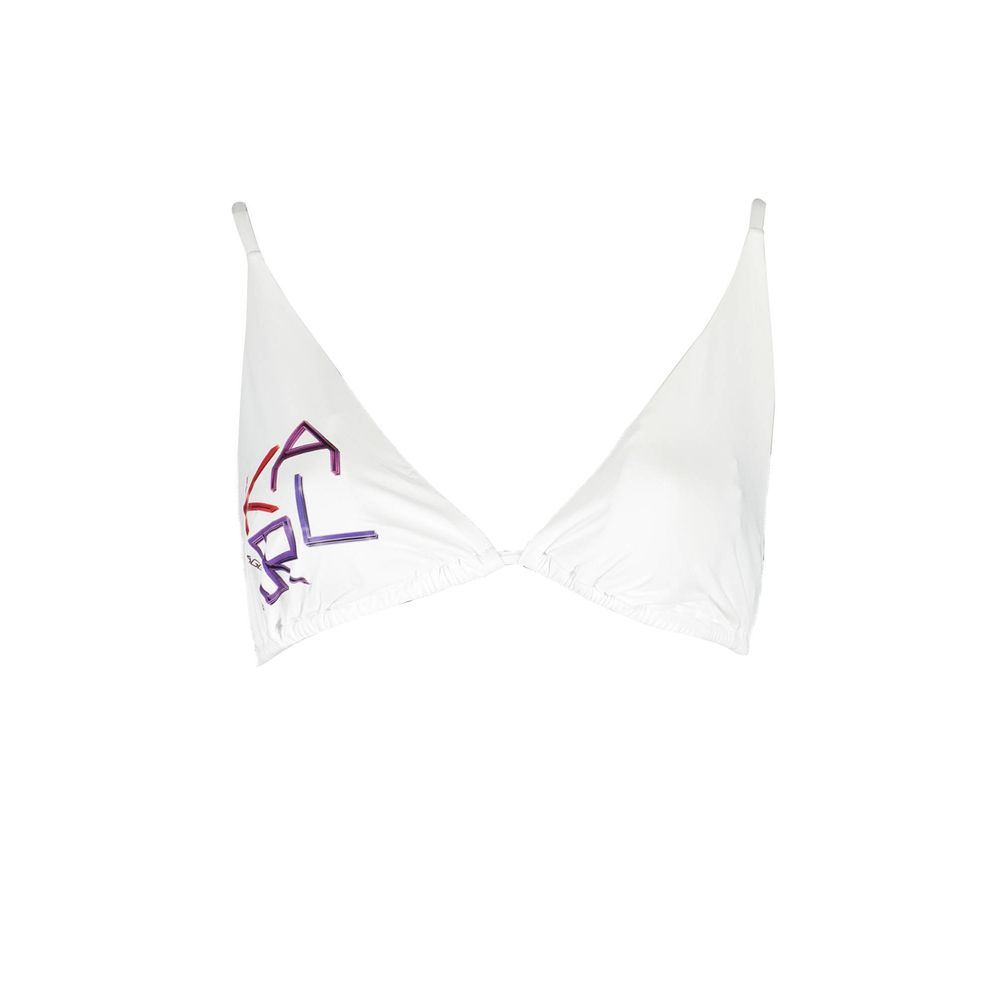 Karl Lagerfeld White Elastane Swimwear LUNESCAPE