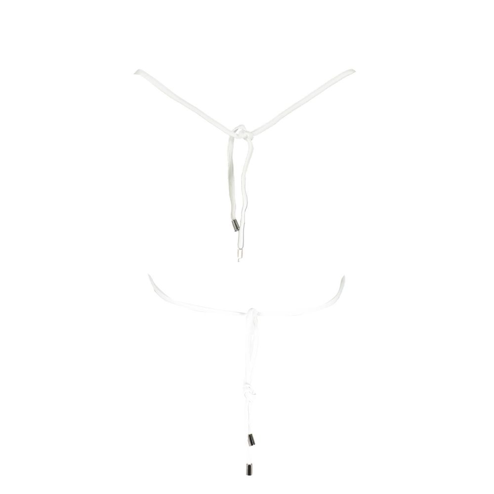 Karl Lagerfeld White Elastane Swimwear LUNESCAPE