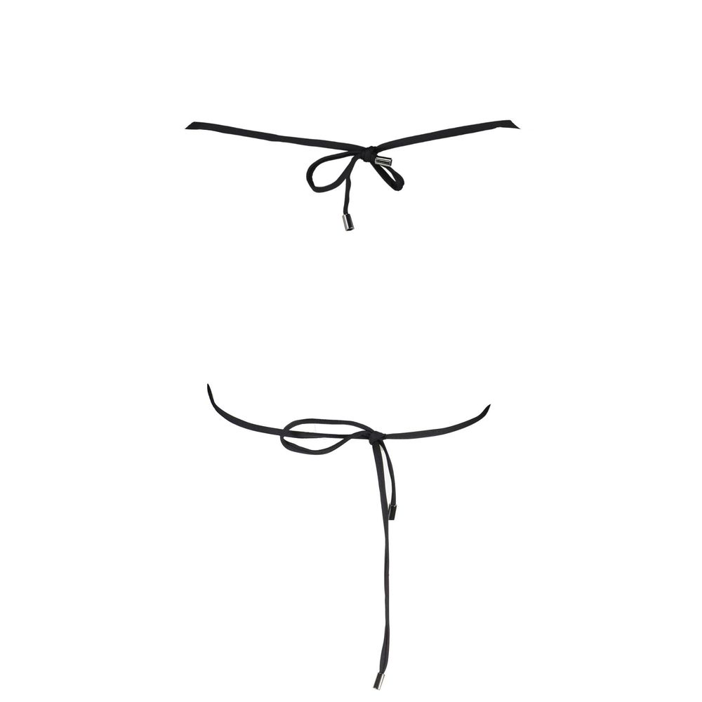 Karl Lagerfeld Black Elastane Swimwear LUNESCAPE