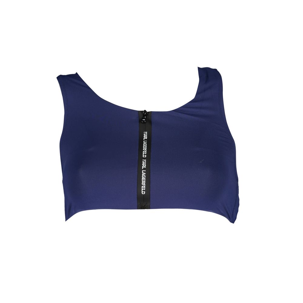 Karl Lagerfeld Blue Elastane Swimwear LUNESCAPE