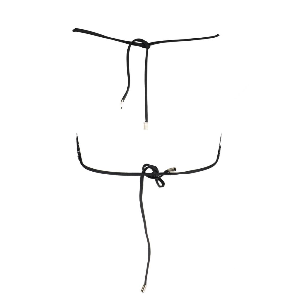 Karl Lagerfeld Black Elastane Swimwear LUNESCAPE