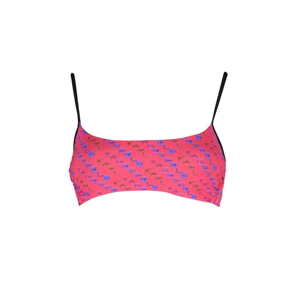 Karl Lagerfeld Red Elastane Swimwear LUNESCAPE