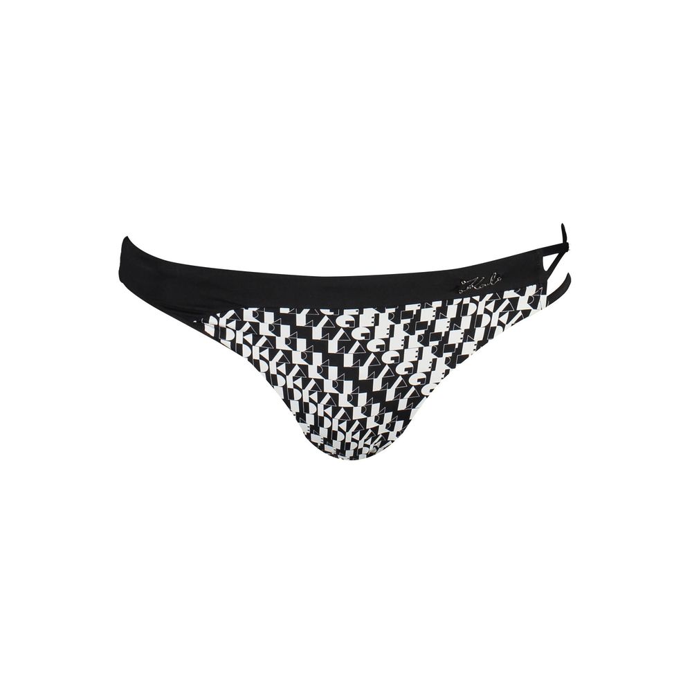 Karl Lagerfeld Black Elastane Swimwear LUNESCAPE