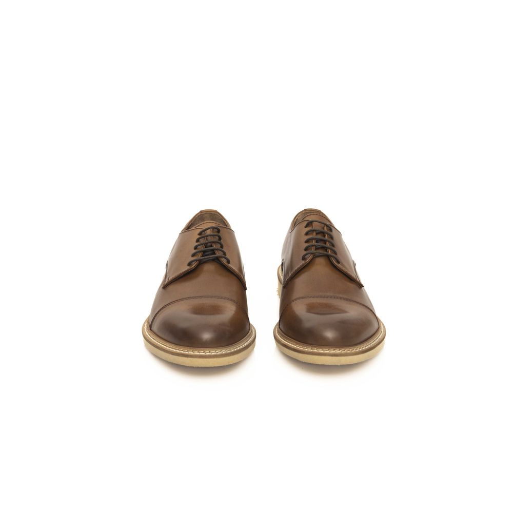 Cerruti 1881 Brown Calfskin Shoe LUNESCAPE