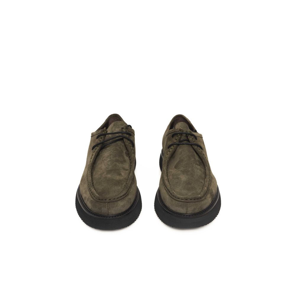 Cerruti 1881 Green Calfskin Shoe LUNESCAPE