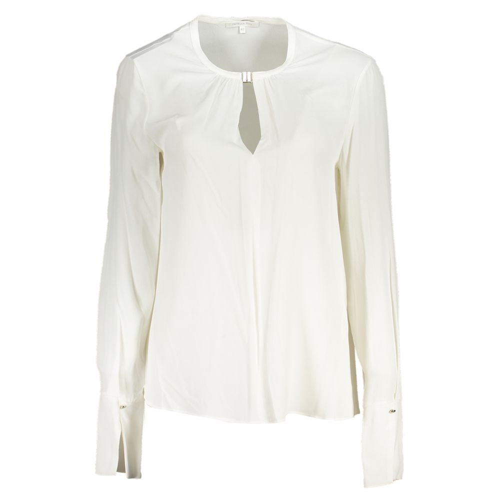 Patrizia Pepe White Viscose Shirt LUNESCAPE