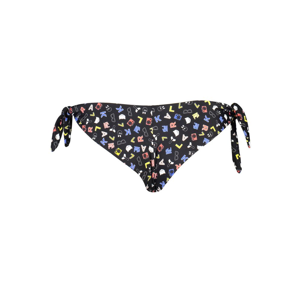 Karl Lagerfeld Black Elastane Swimwear LUNESCAPE