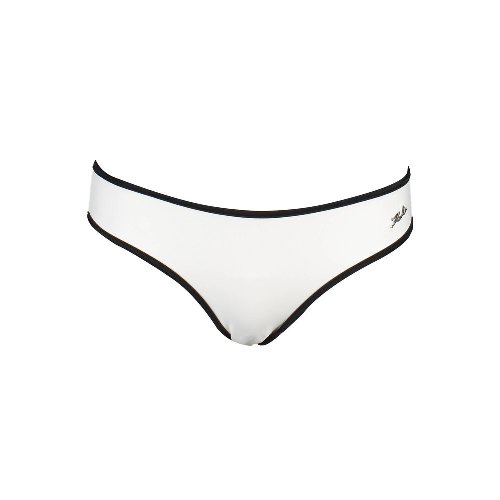 Karl Lagerfeld White Elastane Swimwear LUNESCAPE