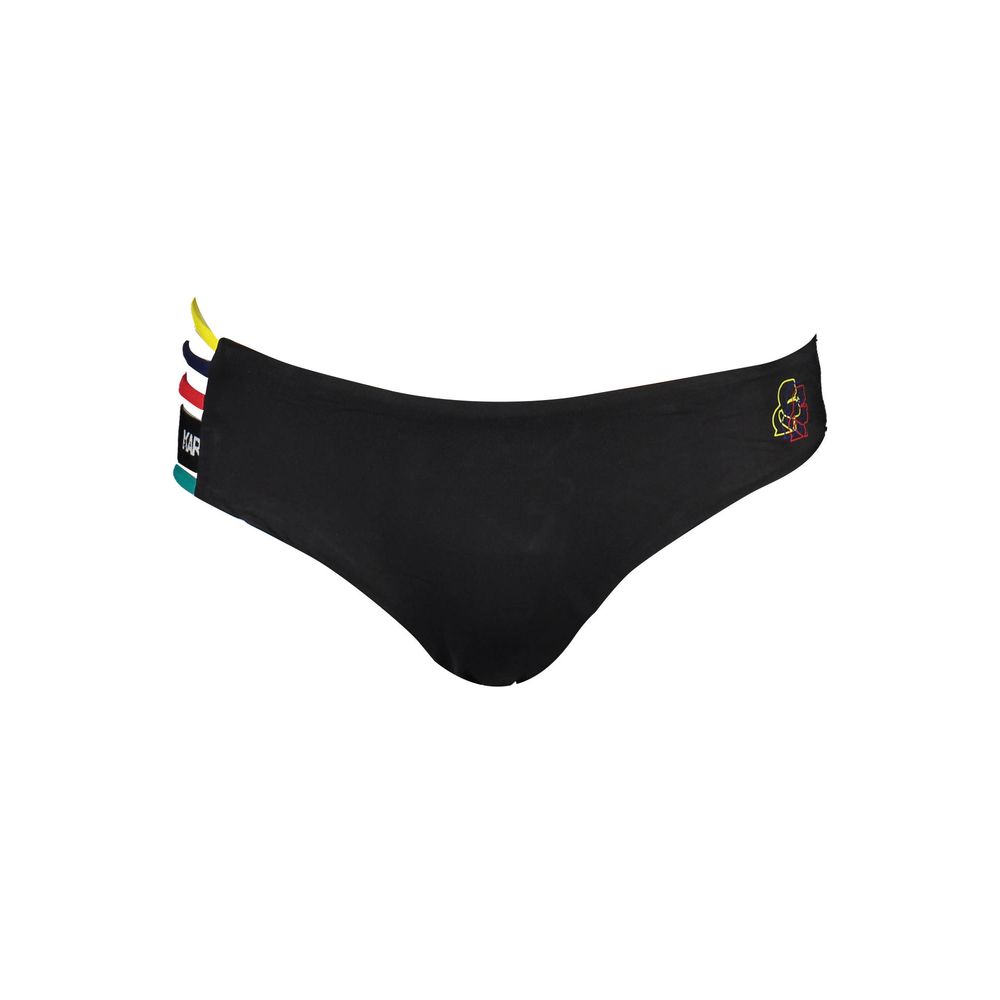 Karl Lagerfeld Black Elastane Swimwear LUNESCAPE