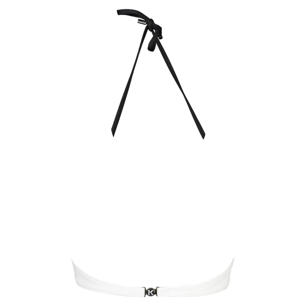 Karl Lagerfeld White Elastane Swimwear LUNESCAPE