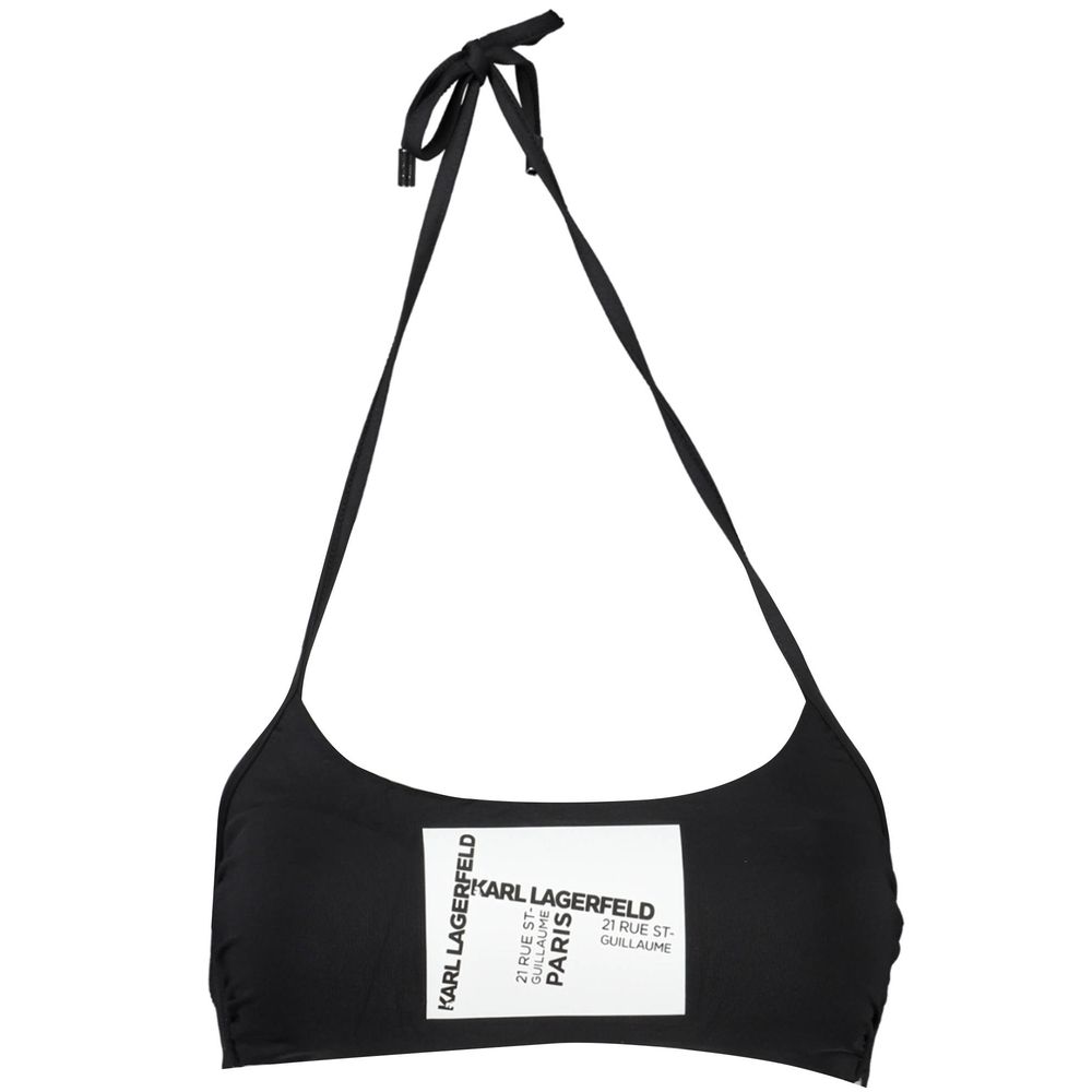 Karl Lagerfeld Black Elastane Swimwear LUNESCAPE