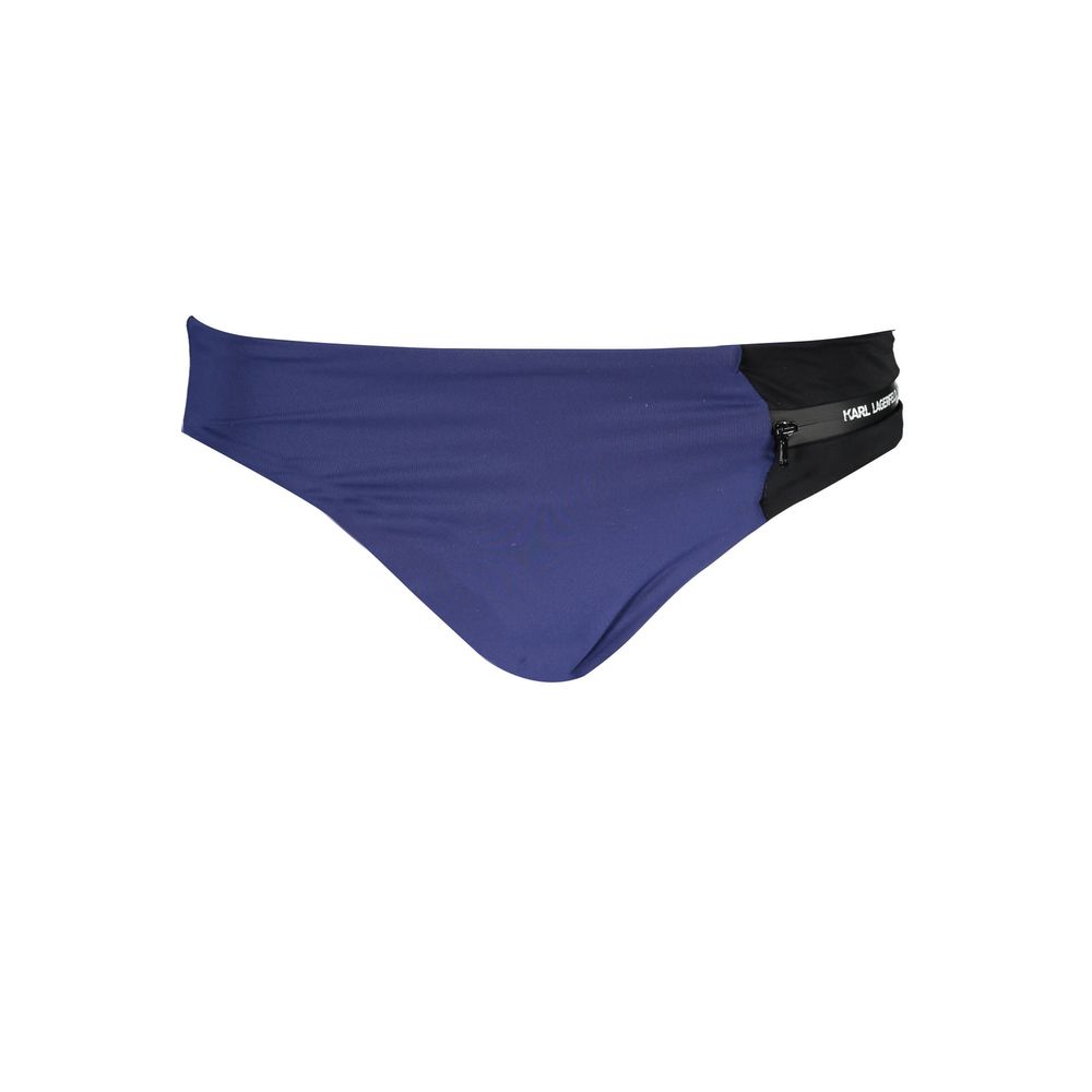 Karl Lagerfeld Blue Elastane Swimwear LUNESCAPE