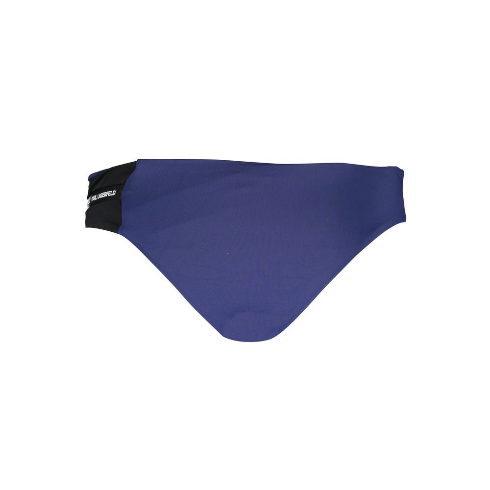Karl Lagerfeld Blue Elastane Swimwear LUNESCAPE