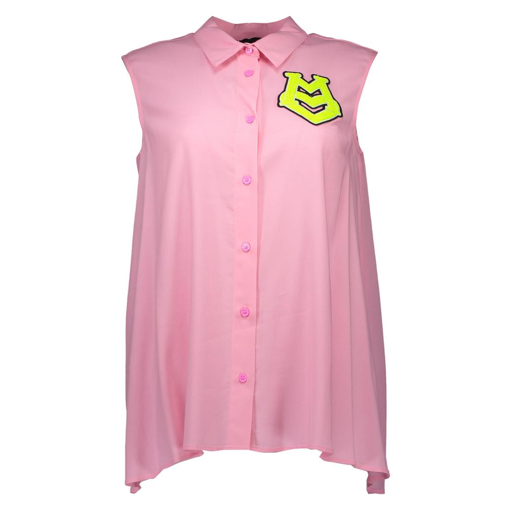 Love Moschino Pink Viscose Shirt LUNESCAPE