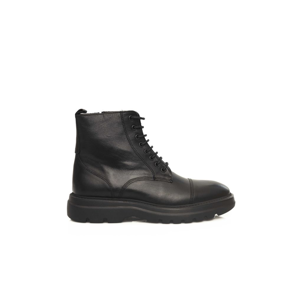 Cerruti 1881 Black Cowhide Boot LUNESCAPE