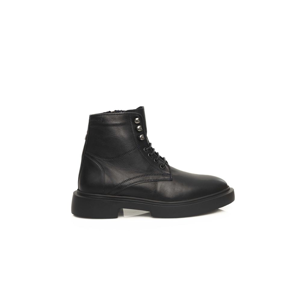 Cerruti 1881 Black Calfskin Boot LUNESCAPE