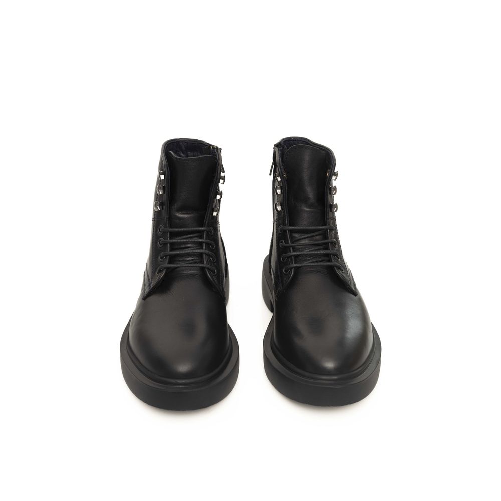 Cerruti 1881 Black Calfskin Boot LUNESCAPE