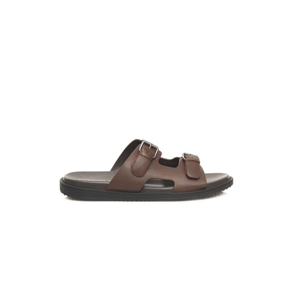 Cerruti 1881 Brown Cowhide Sandal LUNESCAPE