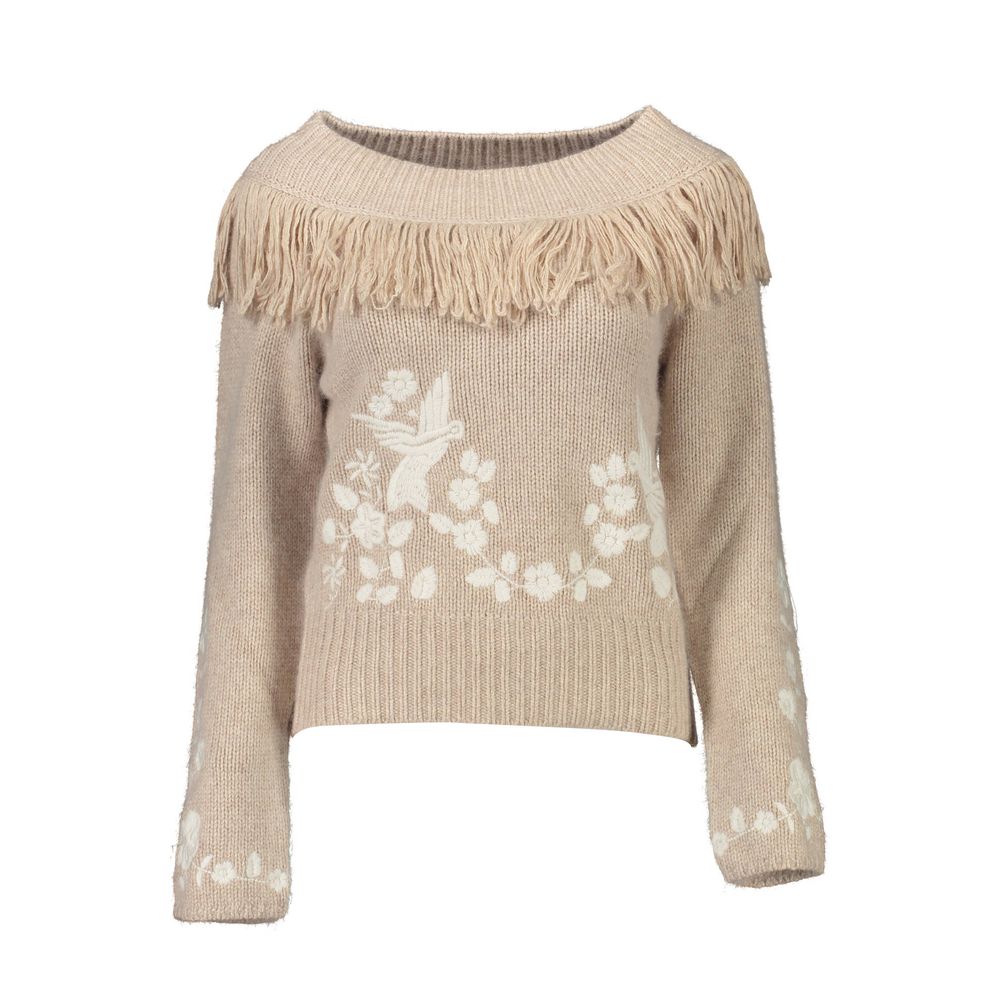 Blugirl Beige Wool Sweater LUNESCAPE