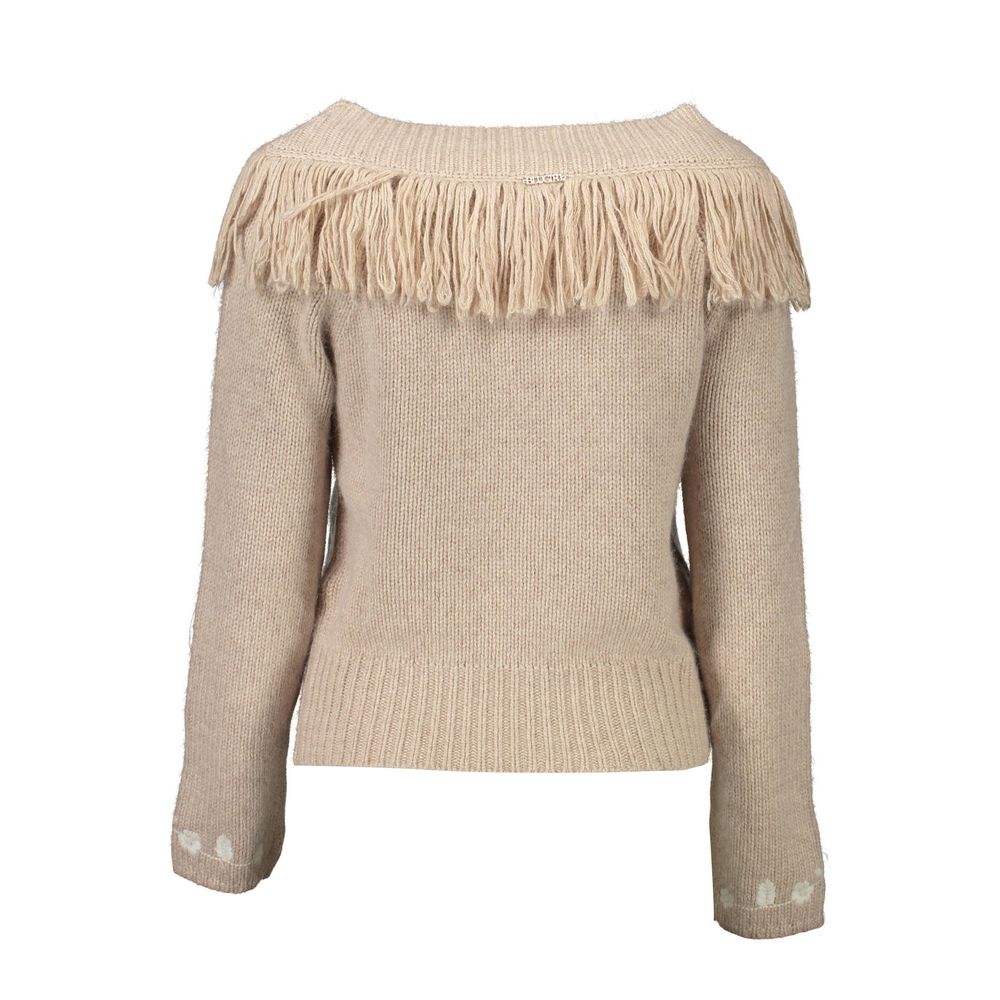 Blugirl Beige Wool Sweater LUNESCAPE