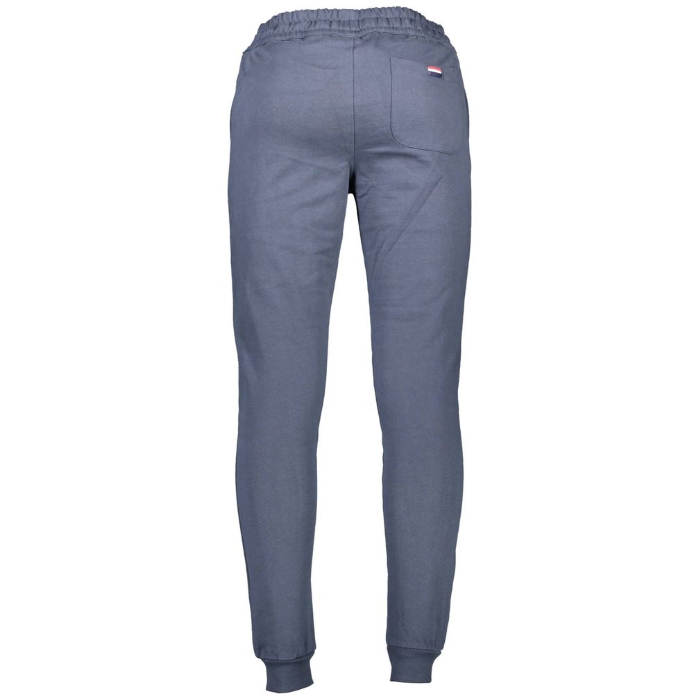 U.S. POLO ASSN. Blue Cotton Men's Trouser
