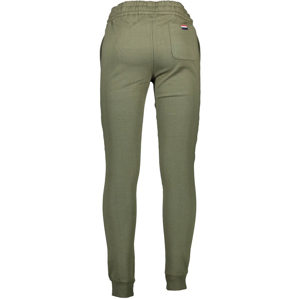 U.S. POLO ASSN. Green Cotton Men's Trouser