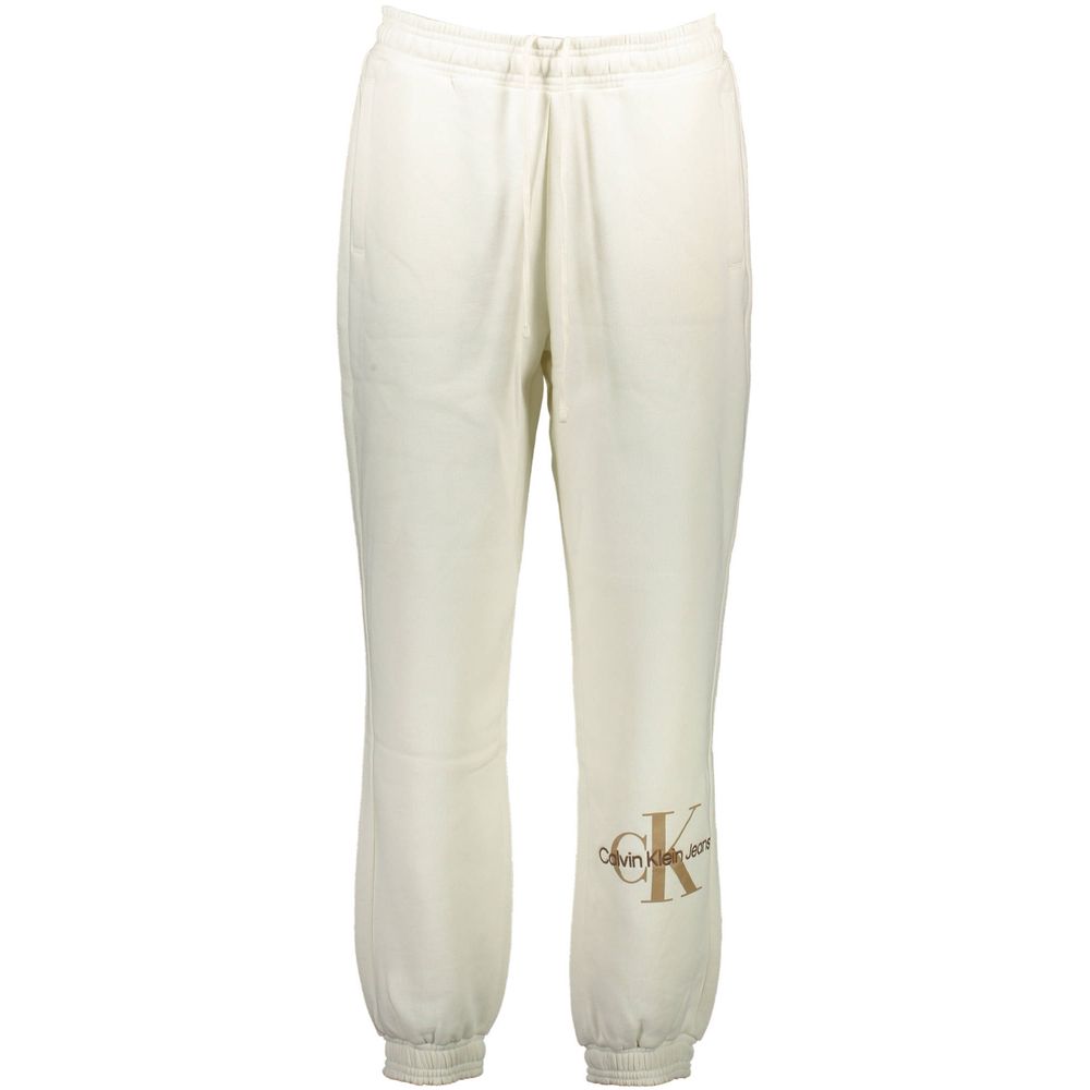 Calvin Klein White Cotton Pant LUNESCAPE
