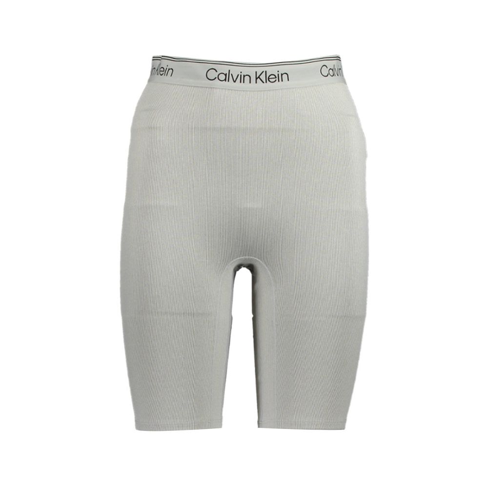 Calvin Klein Gray Polyester Pant LUNESCAPE