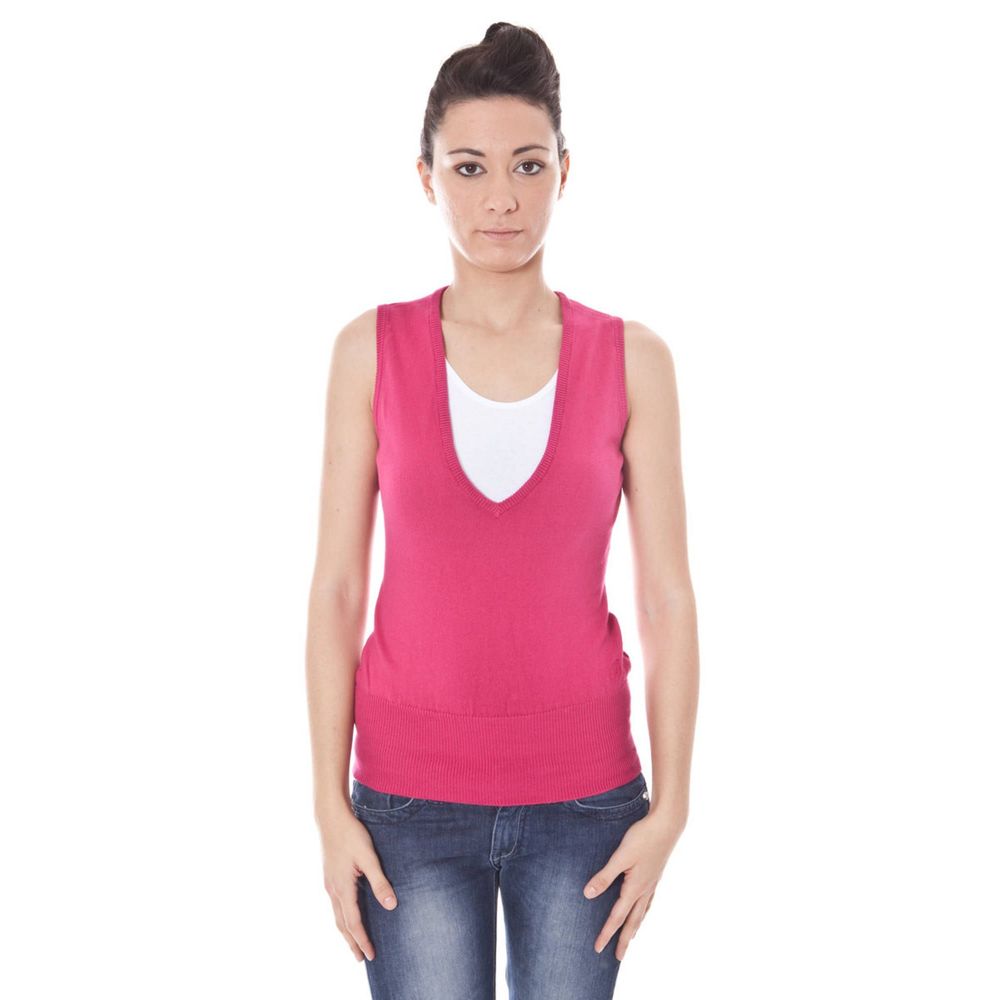 Datch Pink Cotton Waistcoat LUNESCAPE