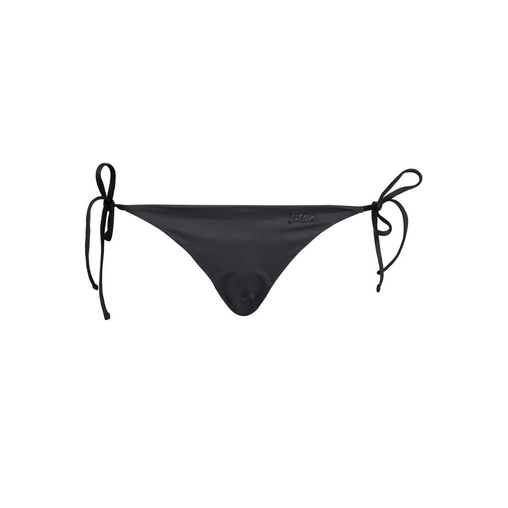 Karl Lagerfeld Black Elastane Swimwear LUNESCAPE