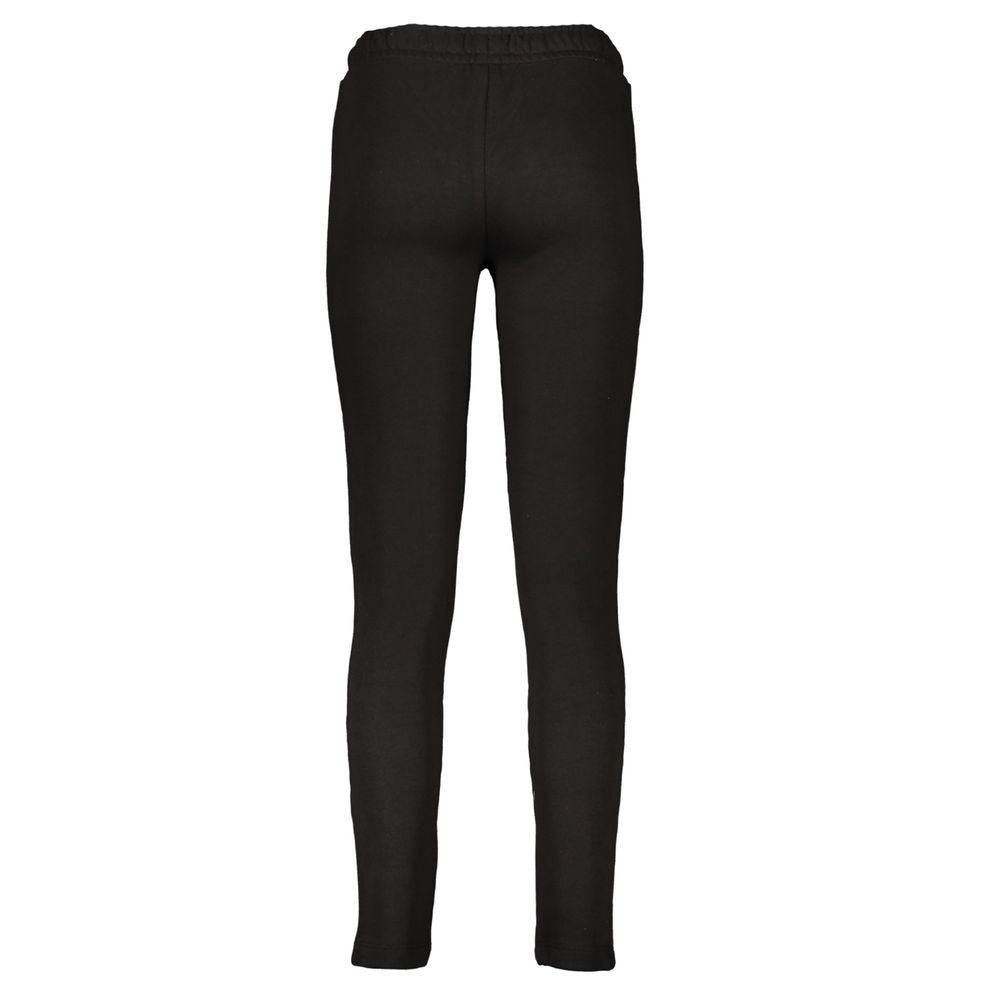Cavalli Class Black Cotton Pant LUNESCAPE