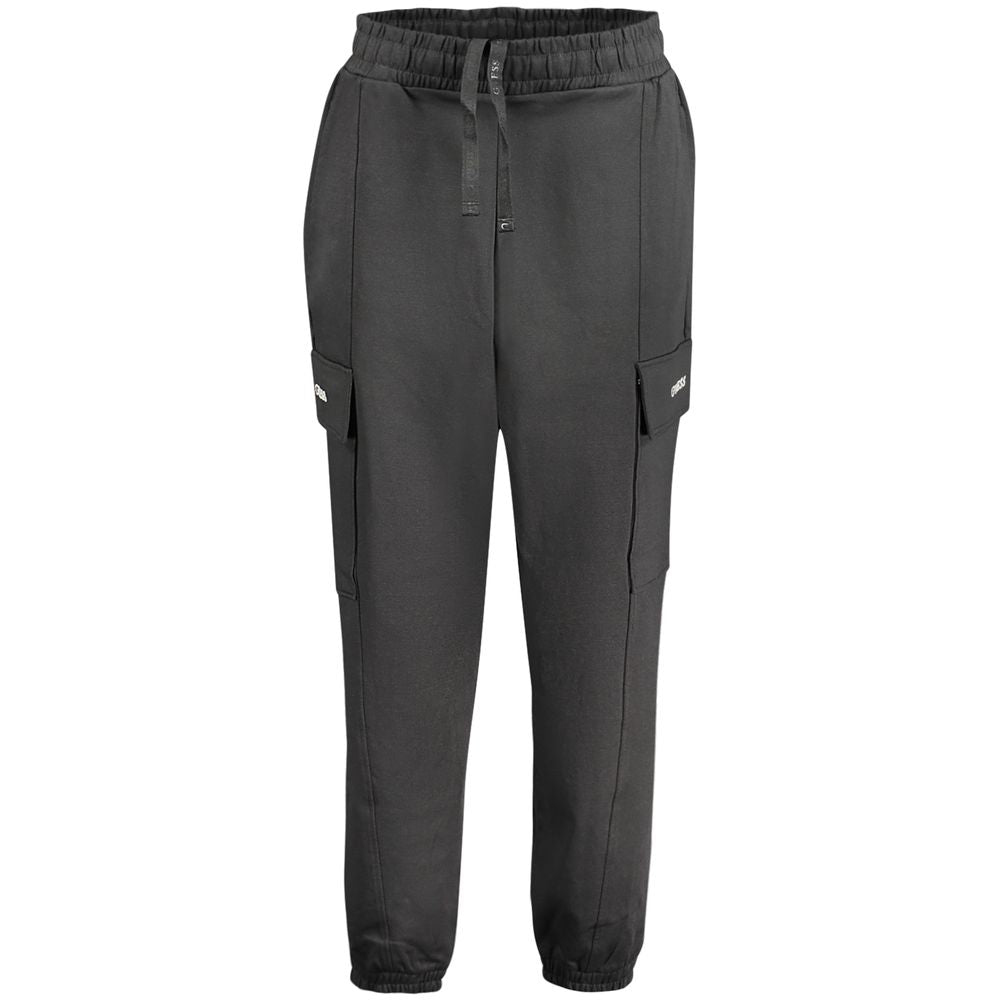 Guess Jeans Black Cotton Pant LUNESCAPE