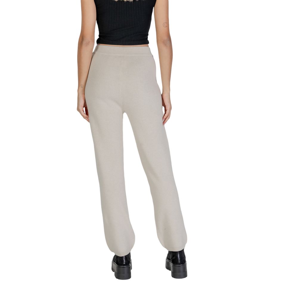 Cleré Beige Viscose Pant LUNESCAPE