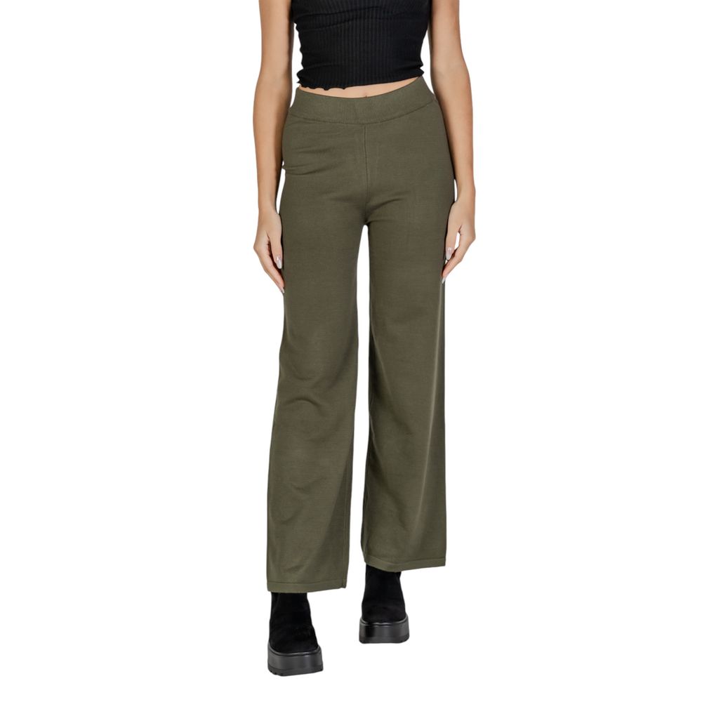Cleré Green Viscose Pant LUNESCAPE